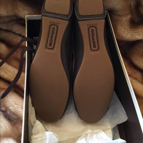 Coach Leather & Canvas Loafer Sneaker Sz 9 - Rare! - Picture 2 of 8